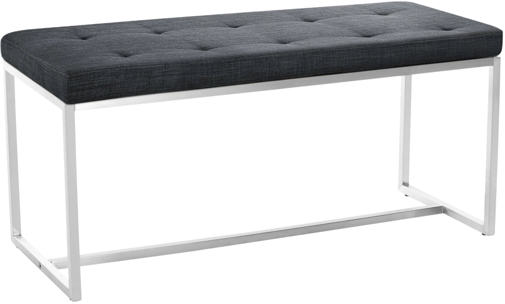 Panchina Barci in tessuto grigio scuro