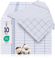Set di 10 Asciugamani per Bambini – Cotone 50x70 cm – Assorbenti Forti – Certificato OEKO-TEX – Blu
