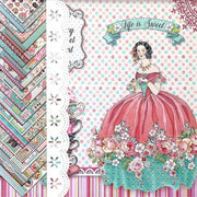 Papier da Decoupage 32 Fogli - 20 x 20 cm - Papier da Scrapbook - Papier Vintage - Papiro in Gomma Duraturo - Prodotto con Disegno Retro