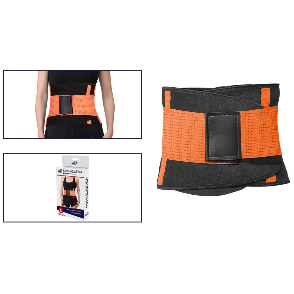 Trade Shop - Fascia Lombare Supporto Per La Schiena Cintura Di Sostegno Trainer Pancia Unisex -