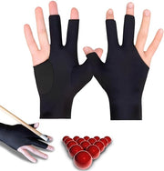 Manopole da Biliardo a Mano Sinistra, Antiscivolo, Accessori da Biliardo, Spandex, Uomo e Donna, Piscina, 2 Pezzi.