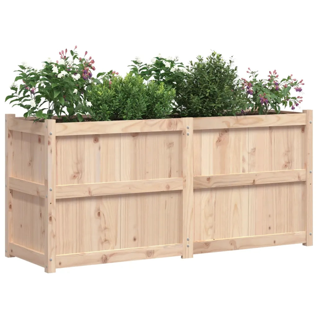 Fioriera da Giardino 150x50x70 cm in Legno Massello di Pino 837489