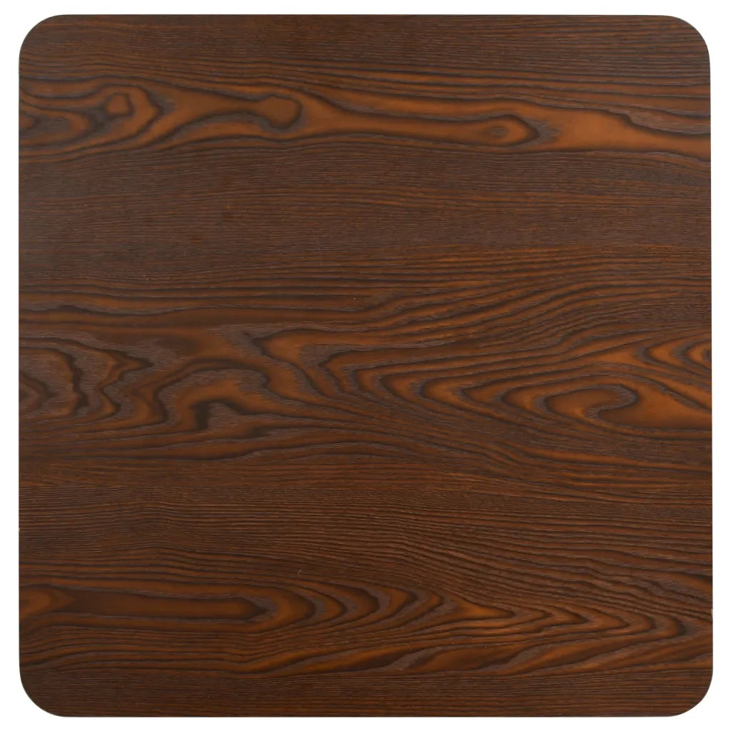 Tavolo da Bistrot Marrone Scuro 50x50 cm in MDF 286428