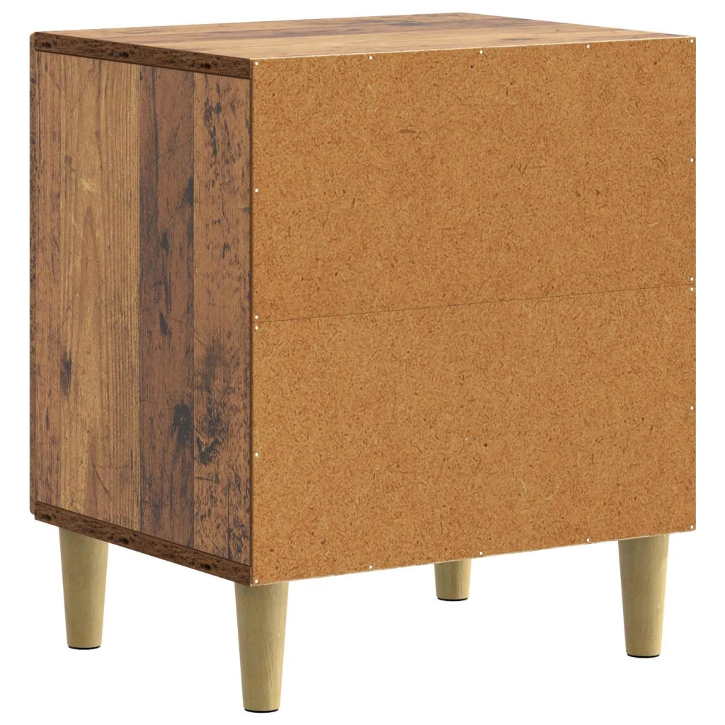 Armadio da Notte 2 pcs Legno antico 43 x 34,5 x 50 cm 894582
