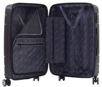 Trolley Valigia Media Rigida in Polipropilene 4 Ruote TSA Ravizzoni Cuba Libre Nera