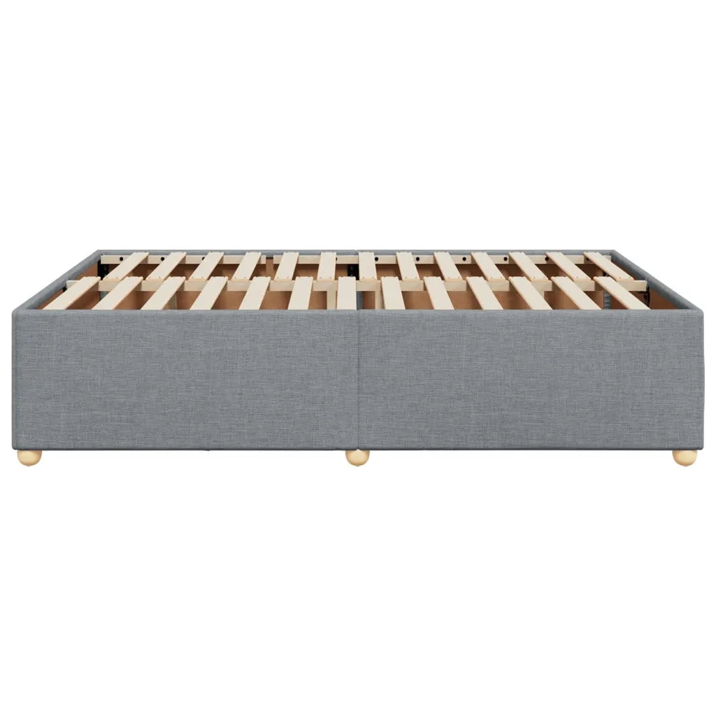 Giroletto senza Materasso Grigio Chiaro 140x200 cm Tessuto