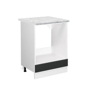 Vicco Mobile per forno da incasso Antracite casa di campagna 60 cm , PL Marmo