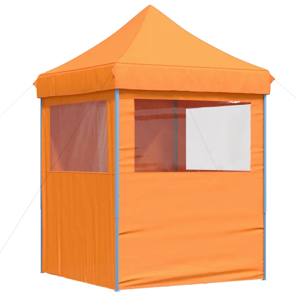 Tendone per Feste Pieghevole Pop-Up con 4 Pareti Arancione 4005001