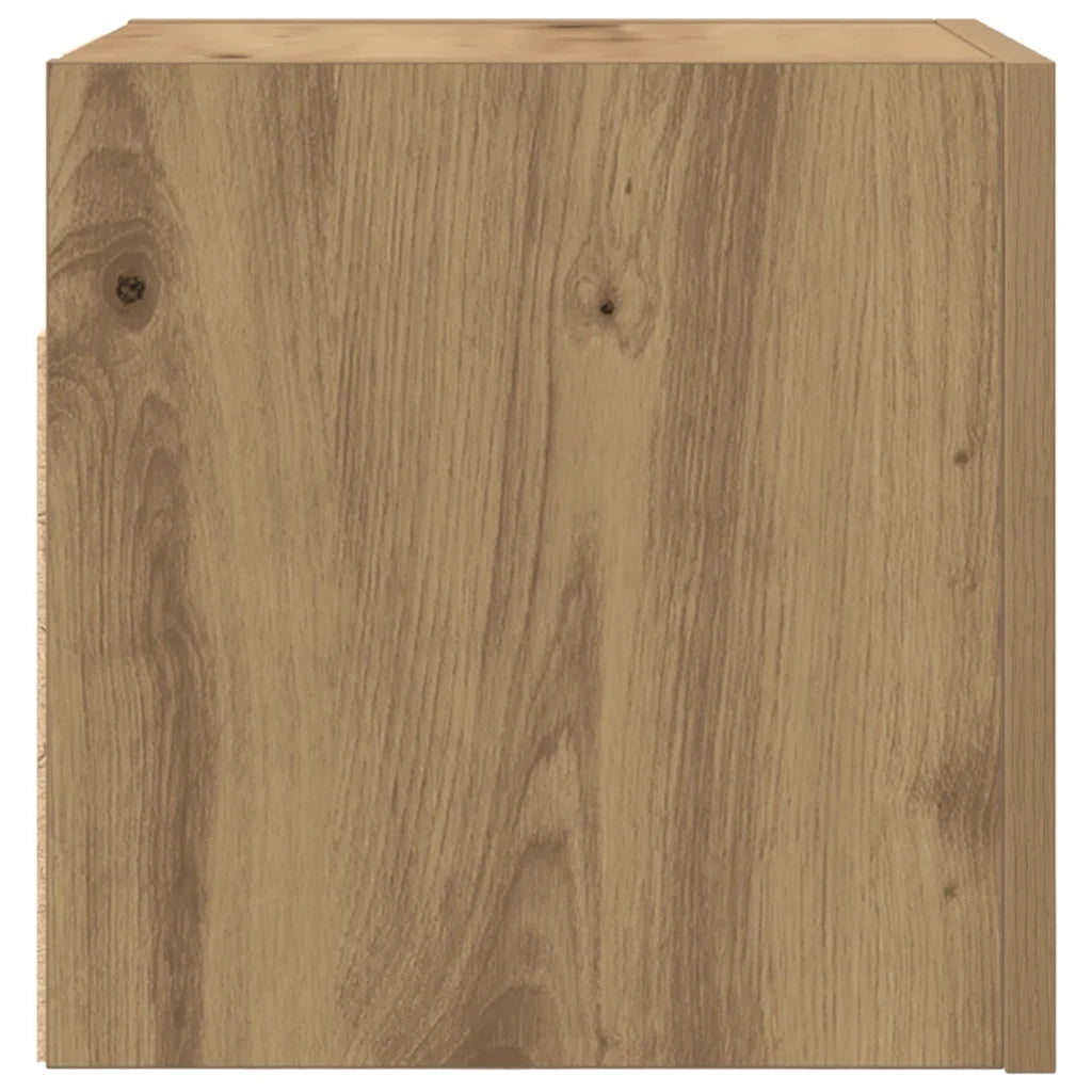 Armadietti TV Montati a Parete 2pz Artigianale 30,5x30x30 cm 856415