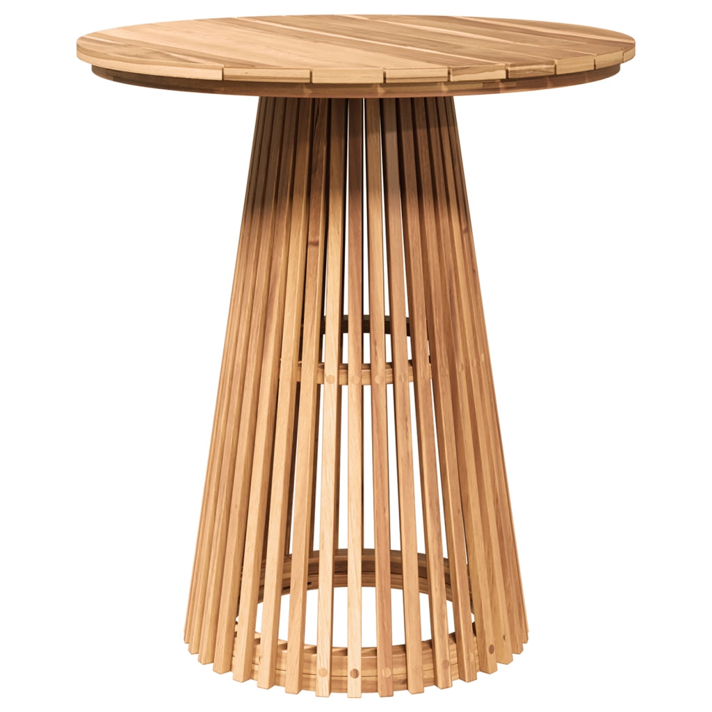Tavolo da Pranzo da Giardino Ã˜70x75 cm in Legno Massello di Teak