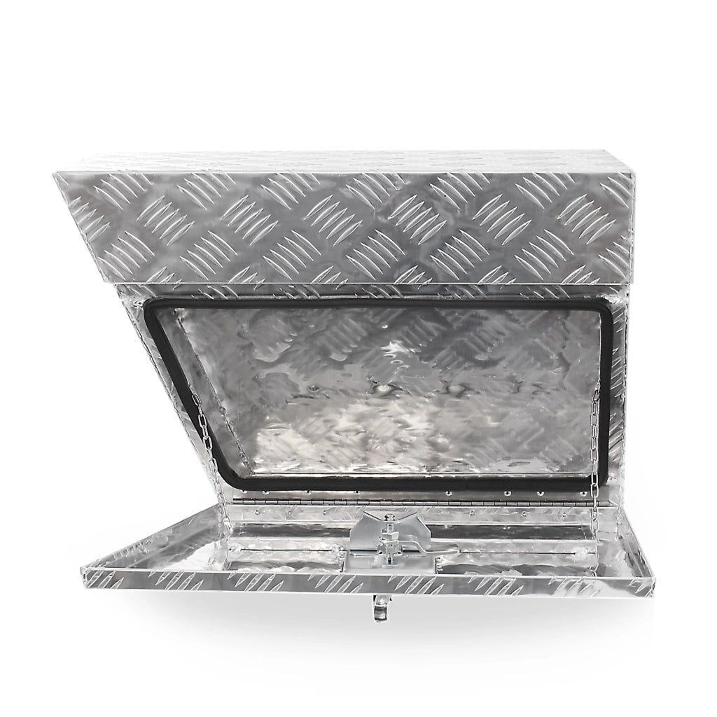 Cassetta porta attrezzi camion lato sinistro, alluminio 60x25x40cm max 50 l Gavone sottoscocca