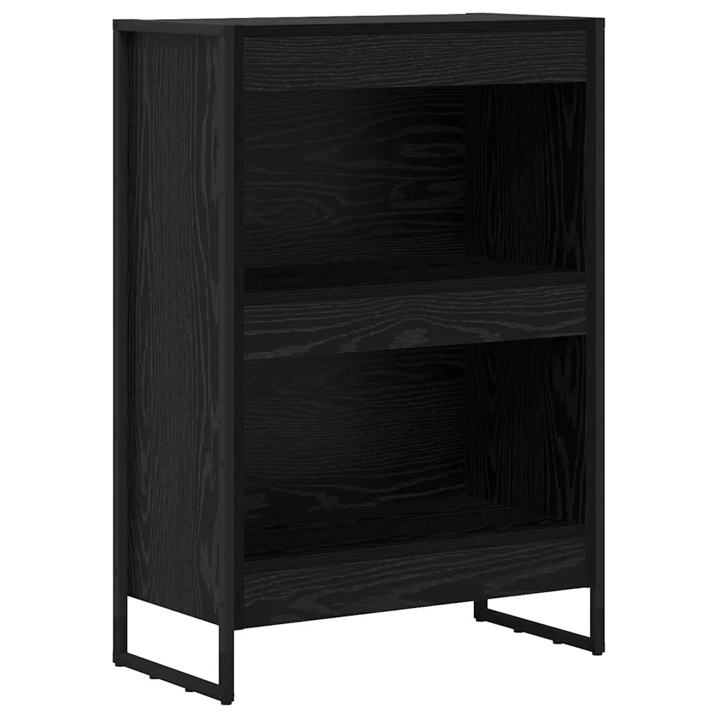 Armadio per Libri Rovere Nero 60 x 30 x 86,5 cm 886384
