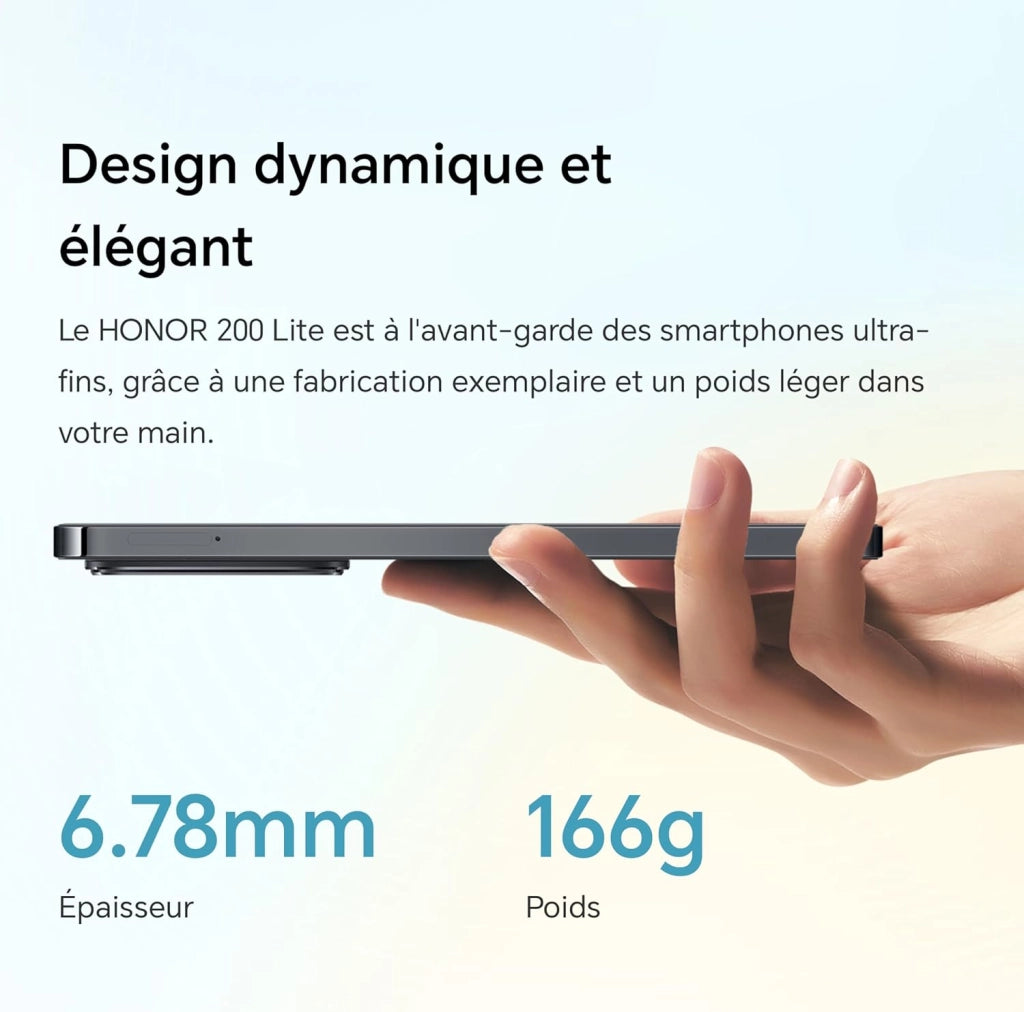 Smartphone Honor 5G, Android 14, nero