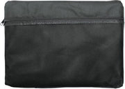 Borsa in canapa con cerniera, A4, unico modello, nero