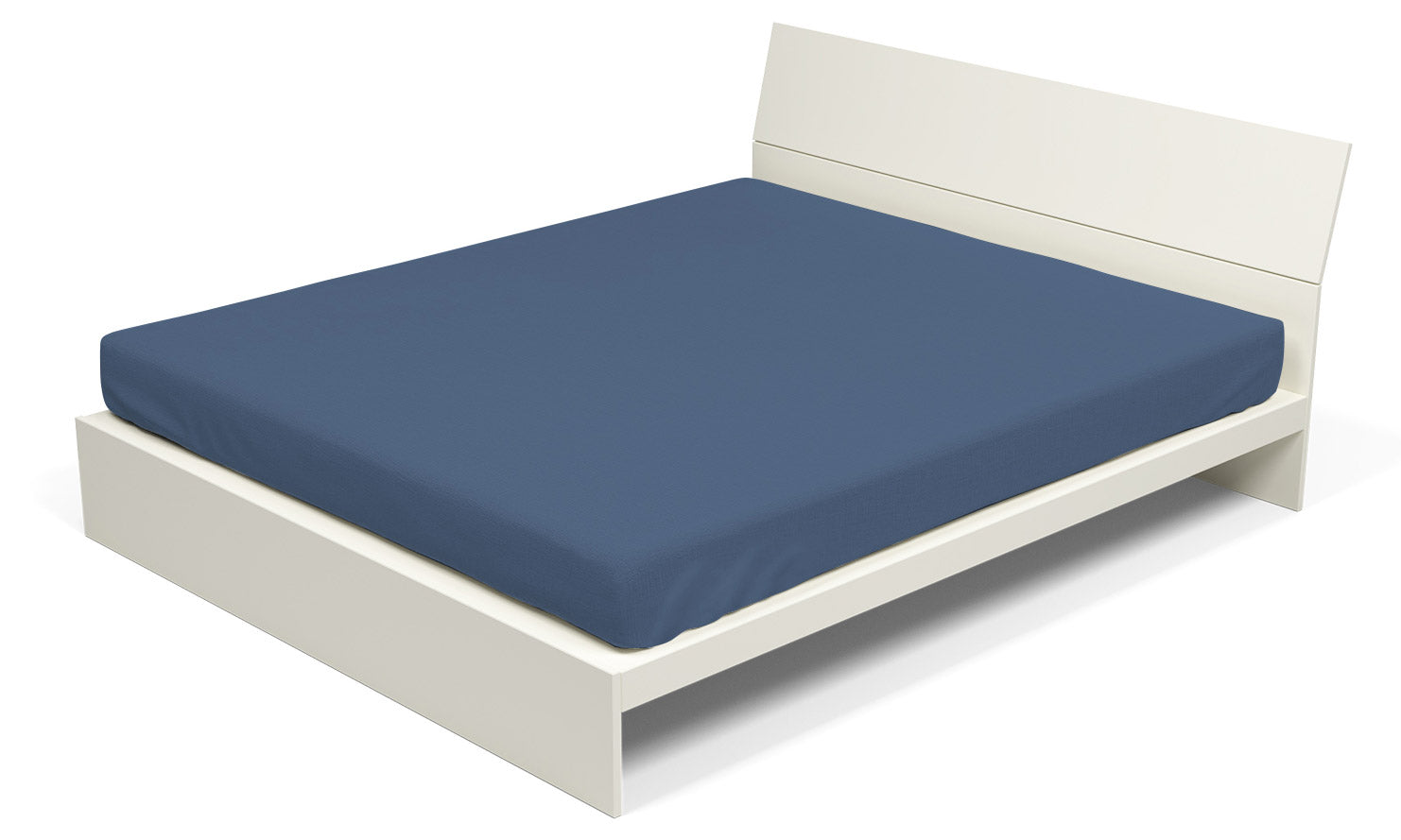 Lenzuolo Sotto con Angoli ed Elastico Tinta Unita Avio Matrimoniale Maxy