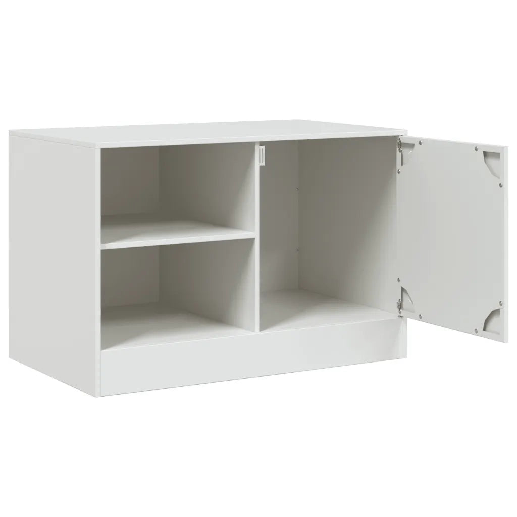 Mobili TV 2 pz Bianchi 67x39x44 cm in Acciaio 841702