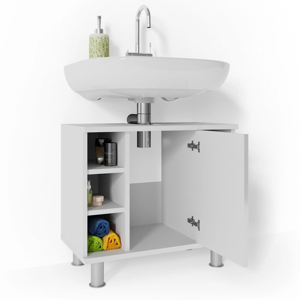 Mobile sottolavabo per bagno Fynn Bianco lucido 60 x 54 cm Vicco
