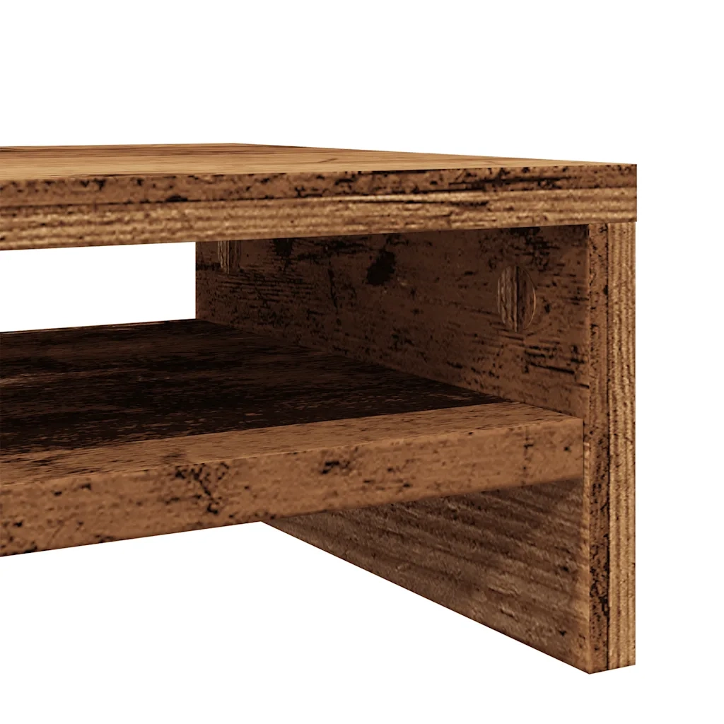 Supporto per Monitor Legno Antico 42x24x13 cm Legno Multistrato 855796