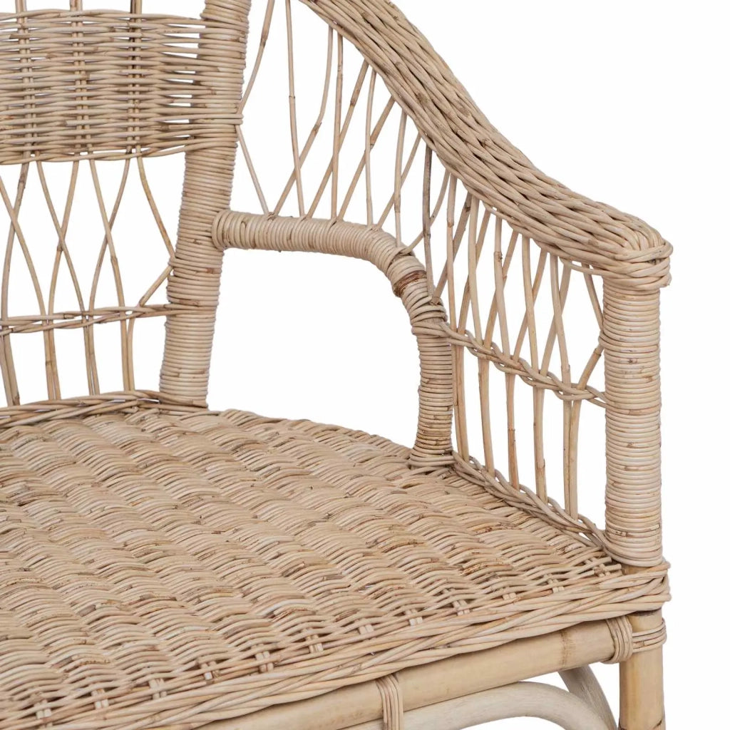 Sedia Impilabile Naturale 60 x 60 x 81 cm Rattan 42033212