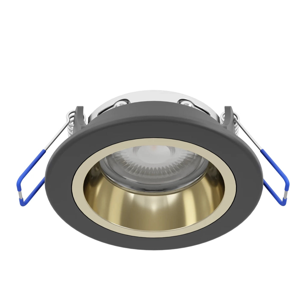 Faretto Incasso Moderno Yebra Plastiche Nere Led 4,8W 450Lm Ip44
