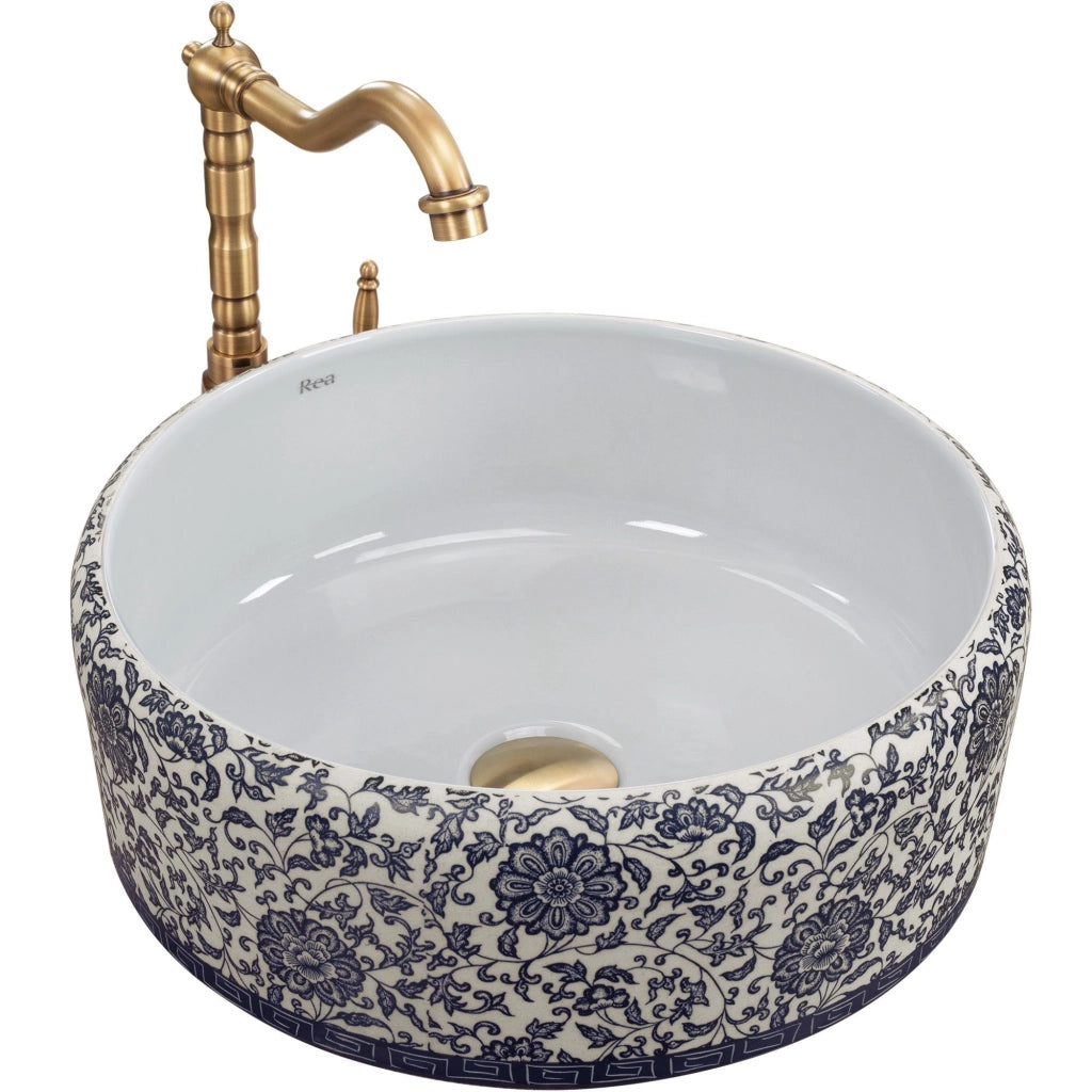 Lavabo Da Appoggio Rea Florisa