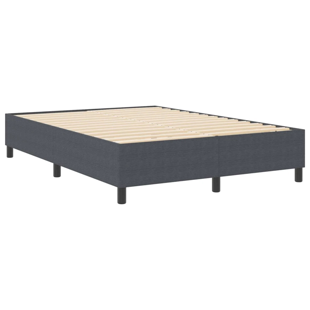 Struttura letto piattaforma Grigio scuro 140 x 200 cm 3337413
