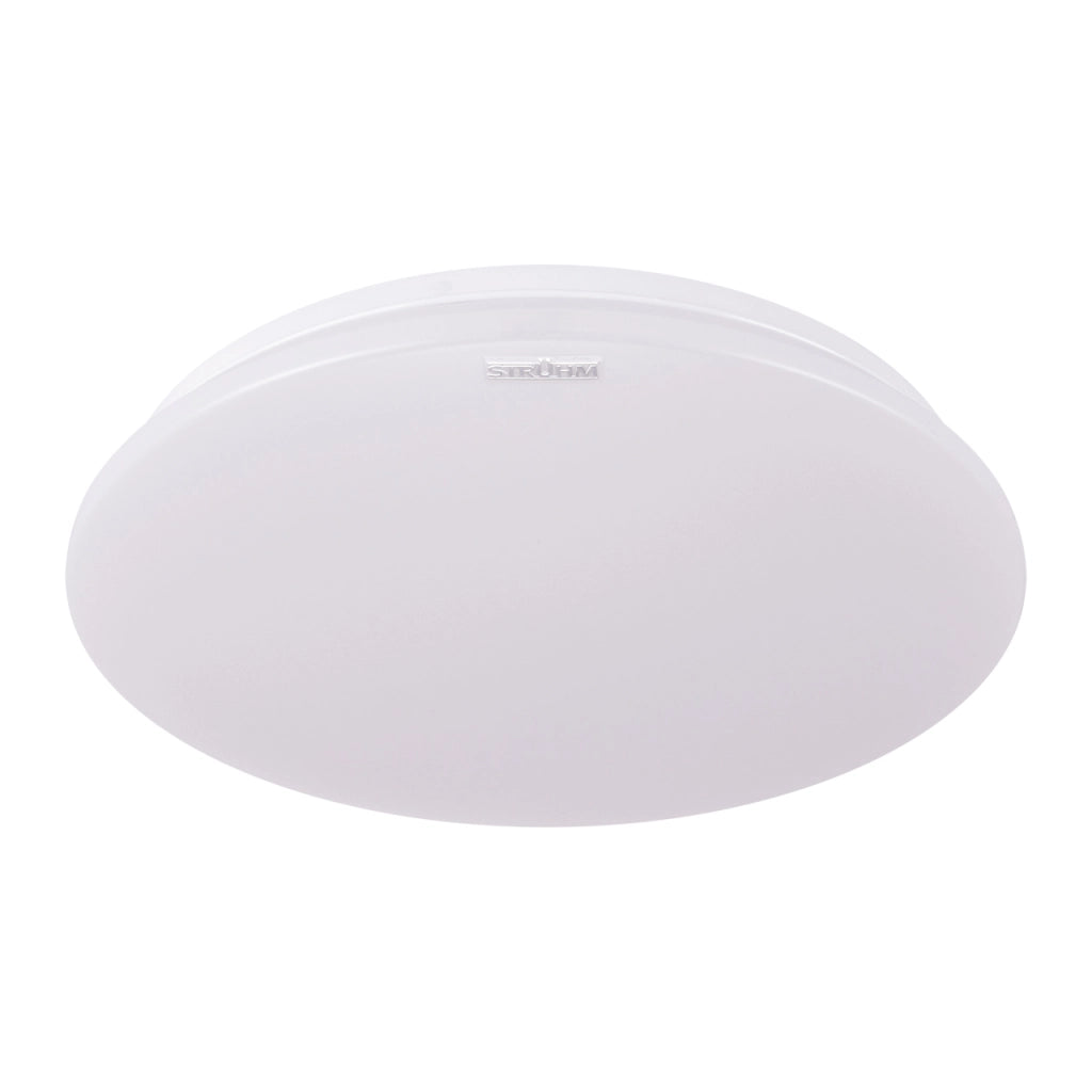 Plafoniera bagno LED bianca tonda 38cm 24W 4000K Struhm