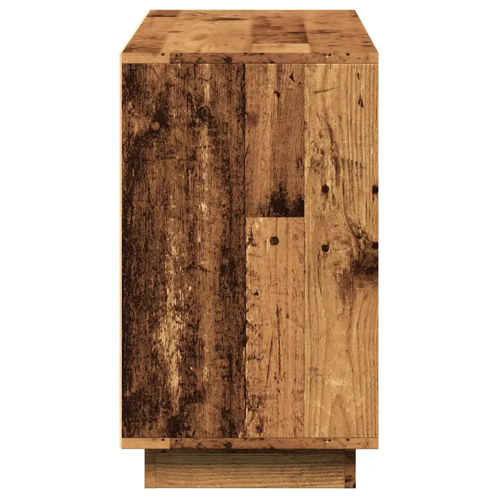 Credenza Legno Antico 102x35x60 cm in Legno Multistrato 857137