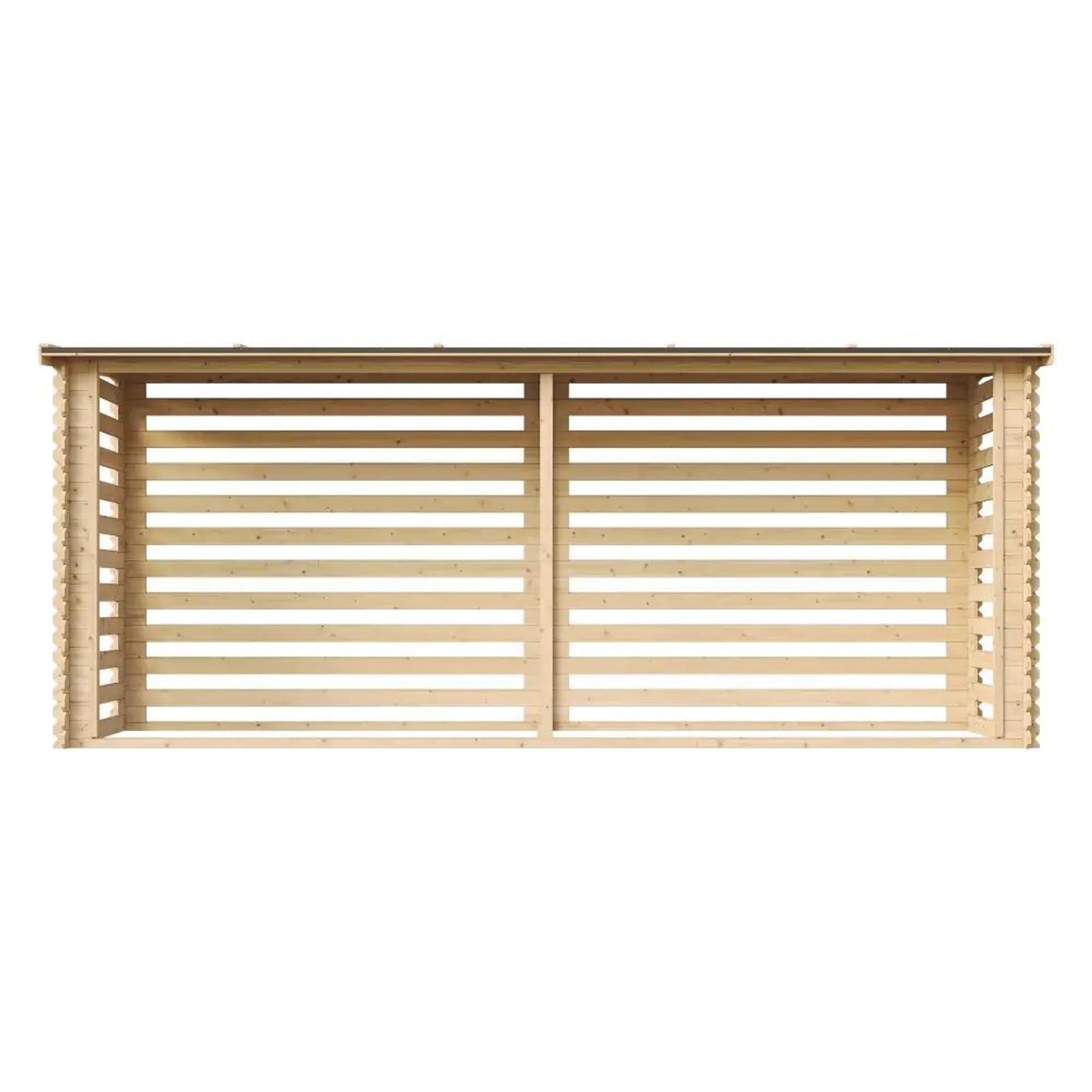 Legnaia da Esterno in Legno - 112x458xA199 cm/6,7 m3 TIMBELA M203