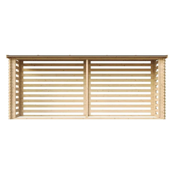 Legnaia da Esterno in Legno - 112x458xA199 cm/6,7 m3 TIMBELA M203