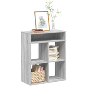 Libreria Grigio Sonoma 66x31x80 cm in Legno Multistrato 860297
