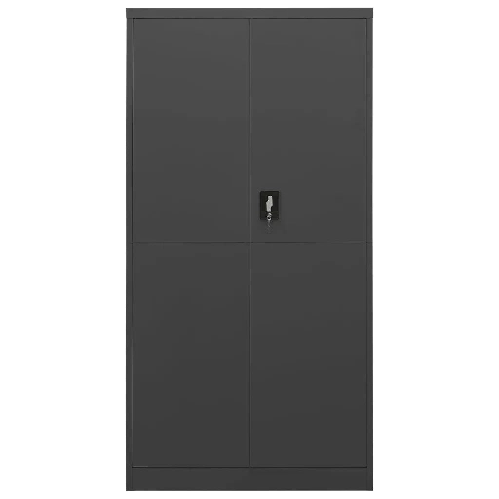 Armadio con Ripiani Antracite 90x40x180 cm in Acciaio 335973