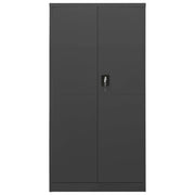 Armadio con Ripiani Antracite 90x40x180 cm in Acciaio 335973