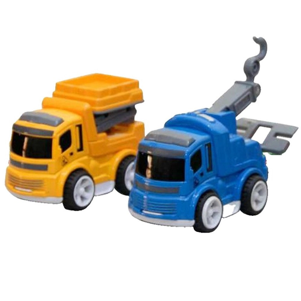 Trade Shop - Macchinina Con Frizione Giocattolo Educativo Bambini Camion Con Retro Carica -