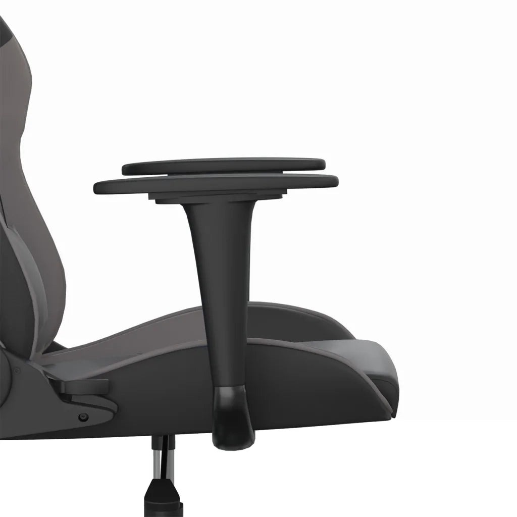 Sedia da Gaming | Sedia da e-sports Nera e Grigia in Similpelle