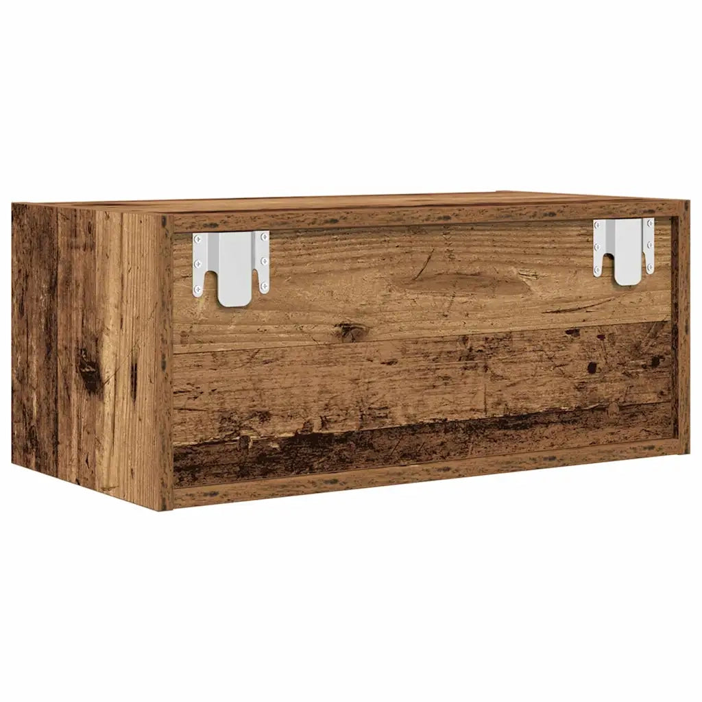 Mobili Porta TV 2 pz Legno Antico 60x31x25,5 cm in Truciolato 861451