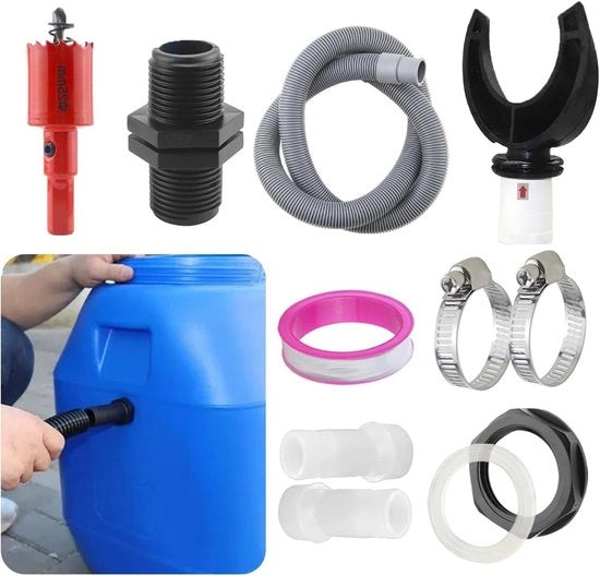 75 mm Raccolta Acqua Piovana - Connettore per Pannelli Flessibili su Tetti fino a 80 m²