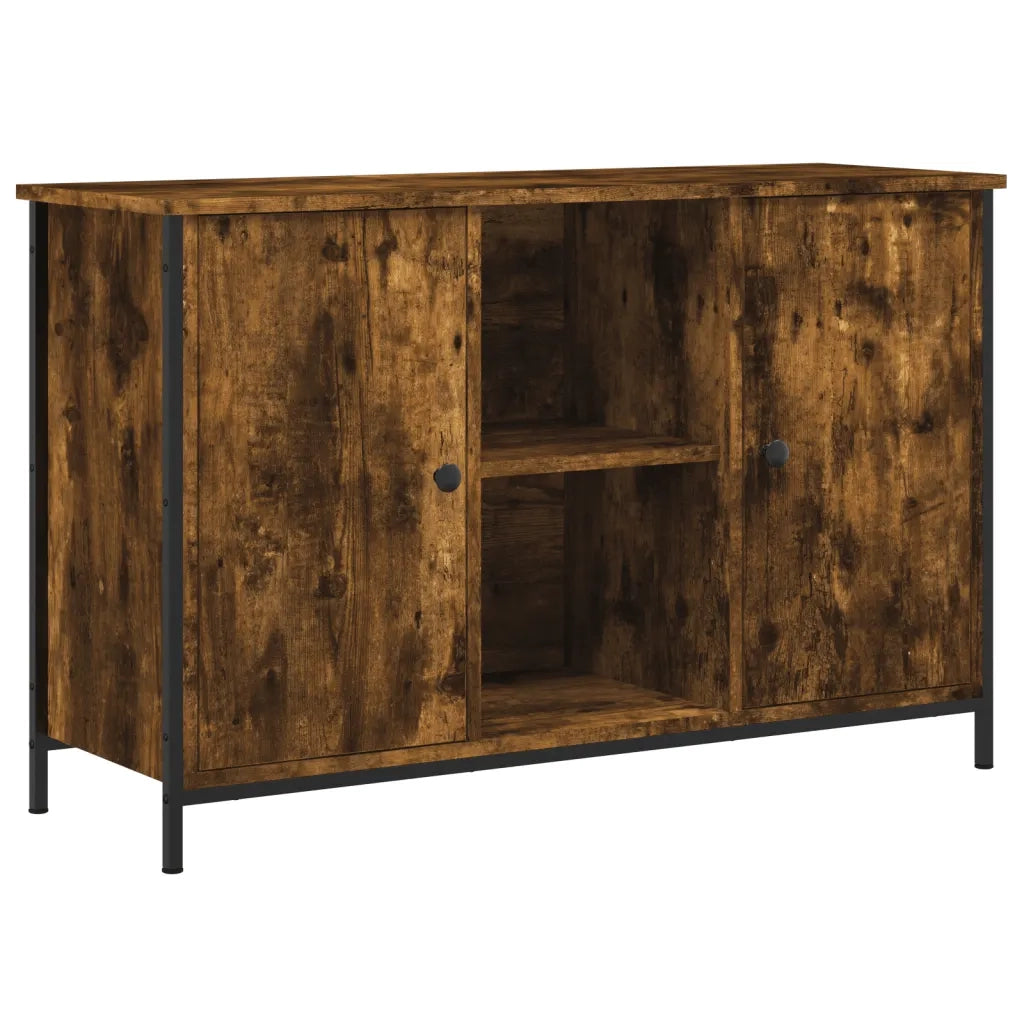 Mobile TV | Armadietto TV | Mobile Porta TV Rovere Fumo 100x35x65 cm in Legno Multistrato