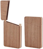 Supporto per mappe in legno di noce - Design portatile - Sottile - 15-20 mappe - Estetica professionale - Liscio lucido - Supporto per mappe