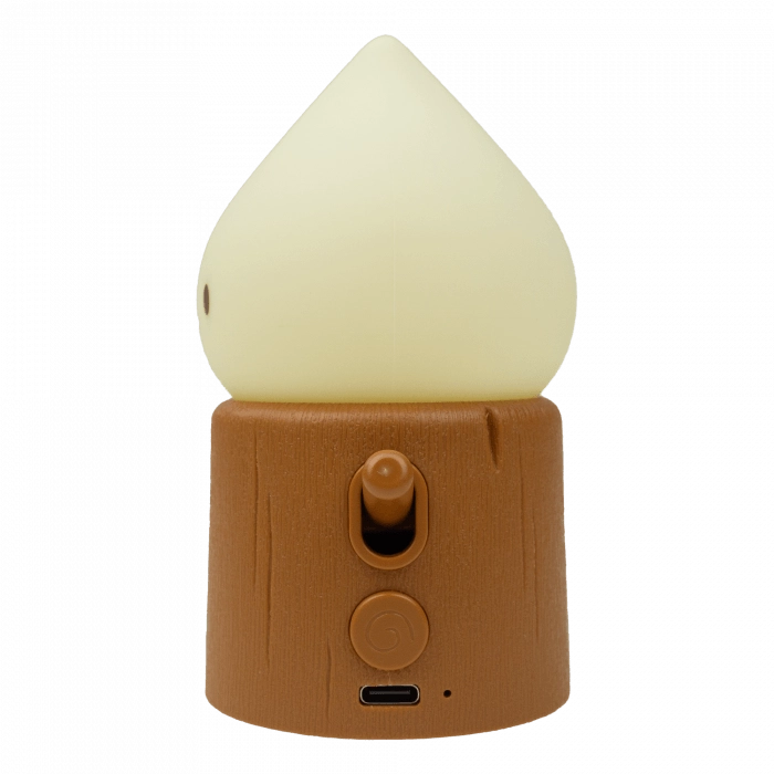 Lampada notte bimbi wireless LED marrone Mini Flamy Mary’s