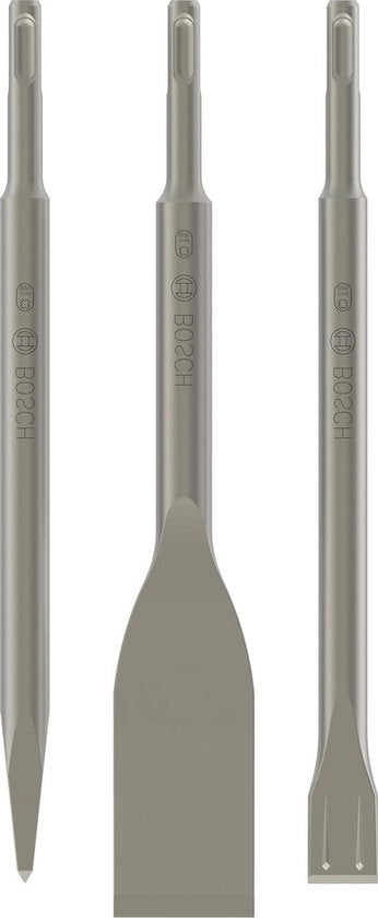 Set a beitel 3 in 1 SDS plus Long Life - Accessori per muratura - Martelli a punta 0/20/40mm