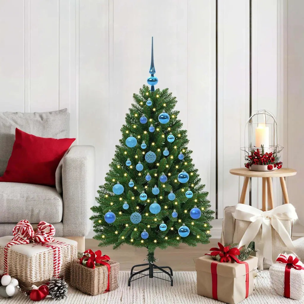 Albero di Natale artificiale Verde 120 cm PVC e Metallo 3395674