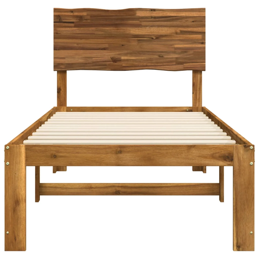 Letto Singolo con Testiera ROSTOCK Naturale 80 x 200 cm 903327