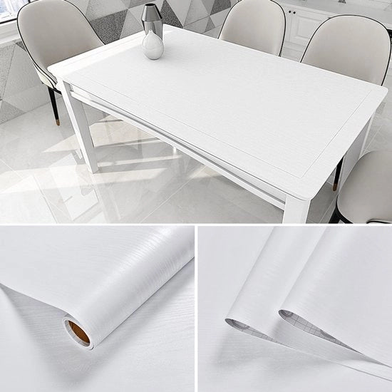 Tape adesivo autoadesivo con finitura a imitazione di legno per arredamento, rotolo PVC, adesivo decorativo per cucina, porta, tavolo - adesivi decorativi con smalto - 40 cm x 2 m