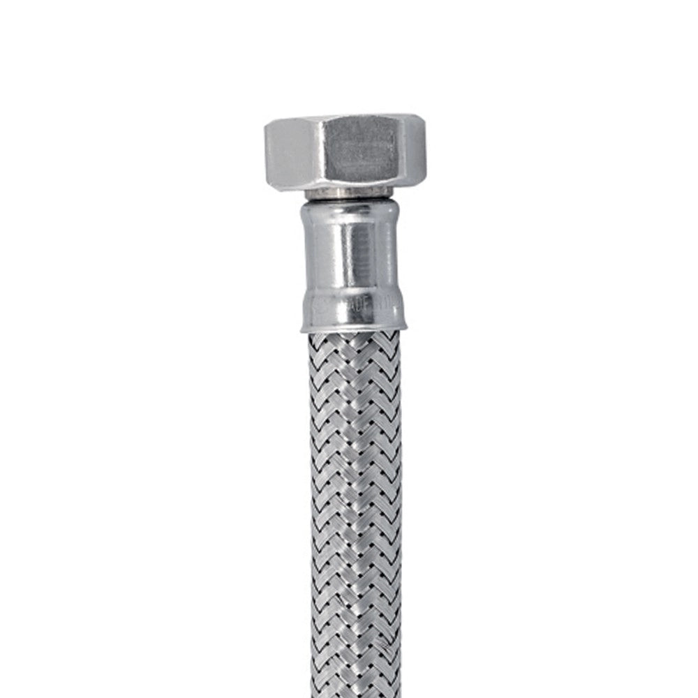 Flessibile in acciaio inox 3/8" m - 1/2" f