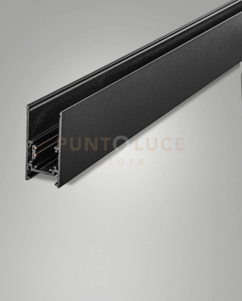BINARIO 48V NERO H5,4 L200CM CON TAPPI IP20