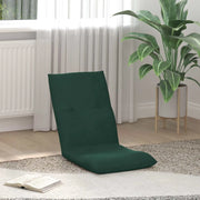 Sedia da Pavimento Verde Scuro 46 x 50 x 61 cm Velluto 42028176