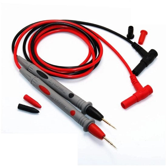 Cavi di test per multimetro con sonde di presa per misurazioni elettriche fino a 1000 V e 20 A, adatti per test di precisione e sicurezza in diverse applicazioni