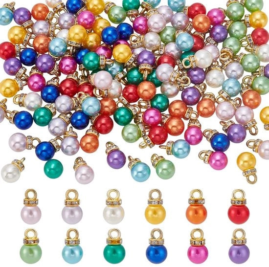 120 pezzi di mini palline per decorazioni natalizie e attività di fai da te