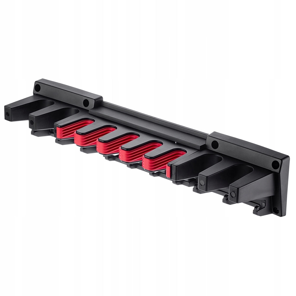 Portautensili da parete KADAX per scope e rastrelli, ideale per officine e garage, 60 cm.